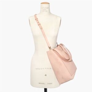 Madewell medium transport tote in Bone Cream Crossbody Strap